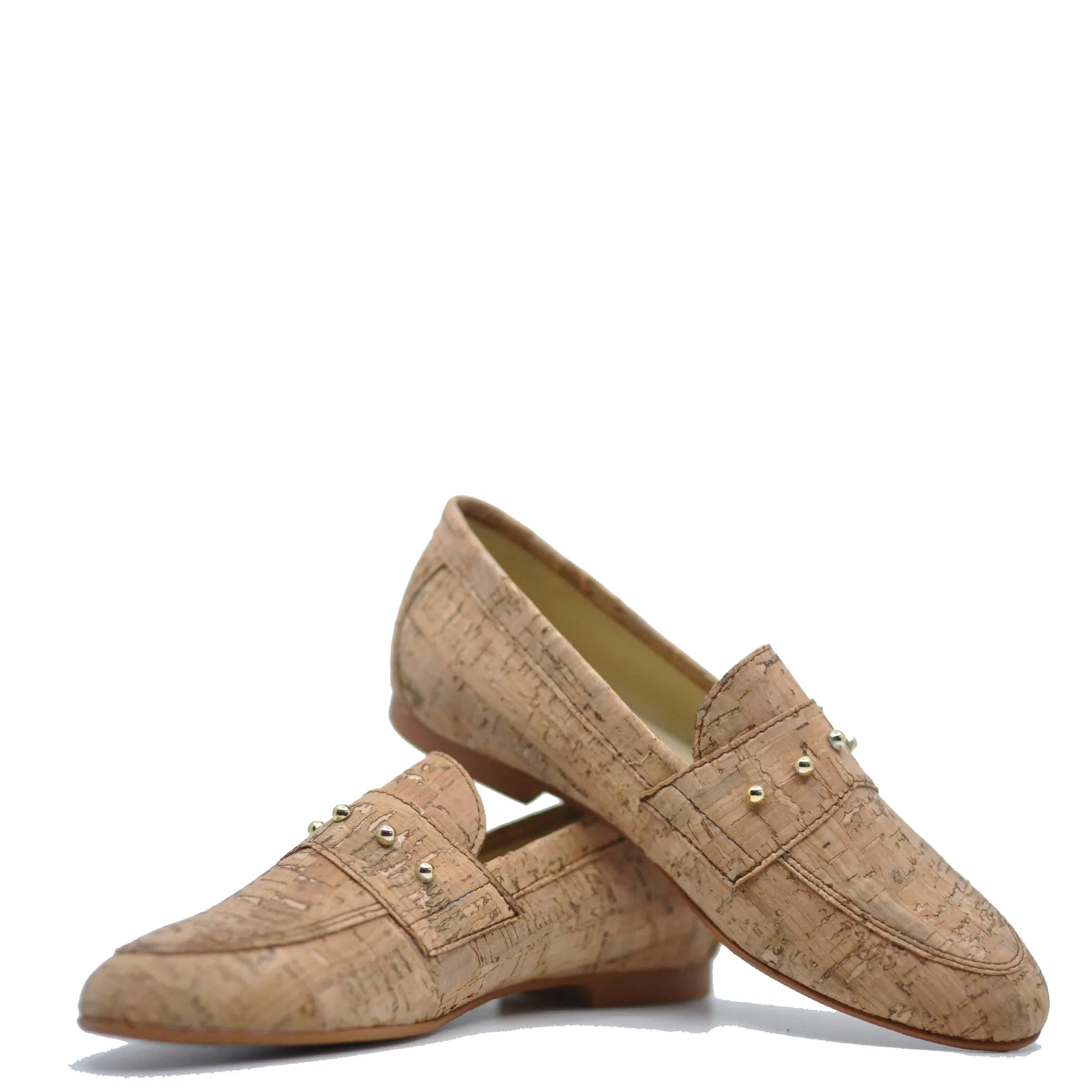 Blublonc Cork Studded Loafer