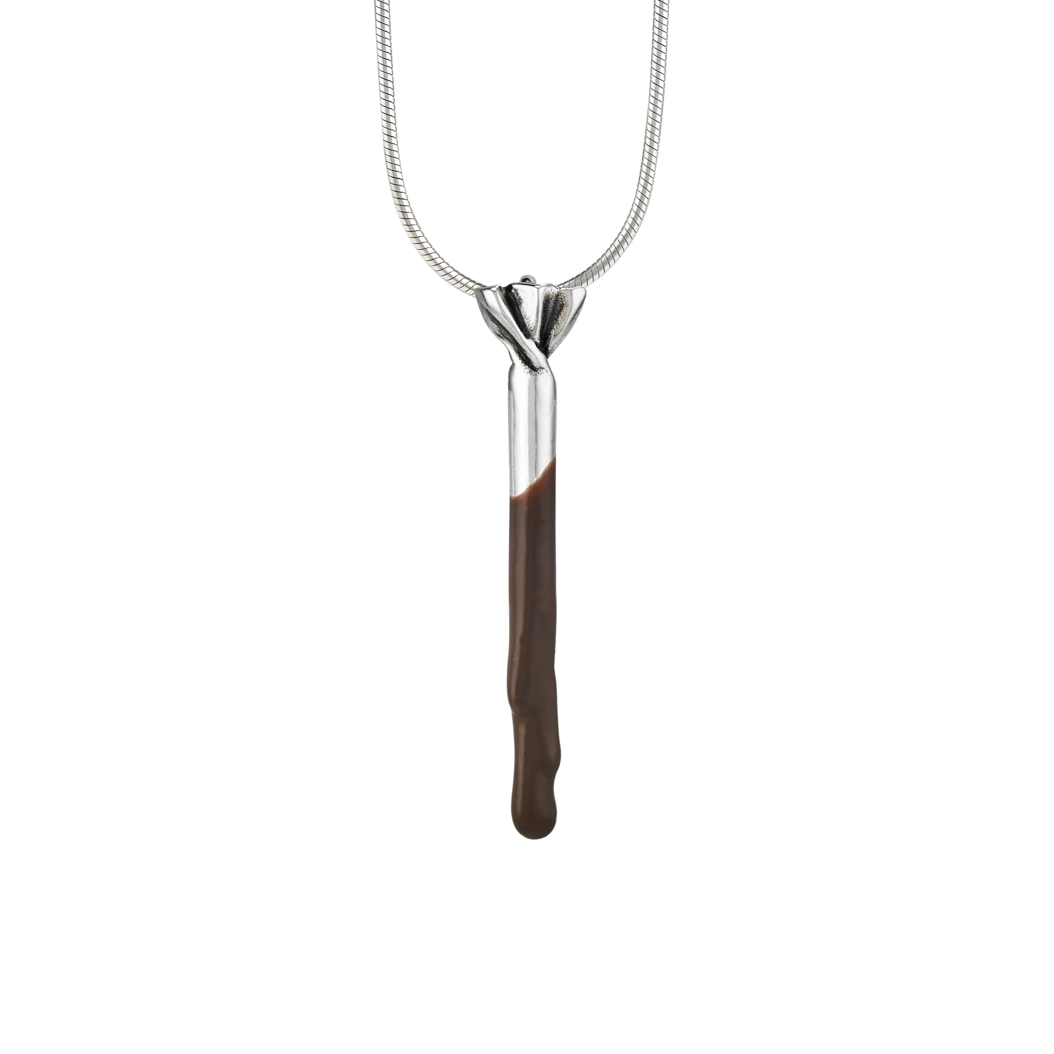 Chocolate Taffy Pendant