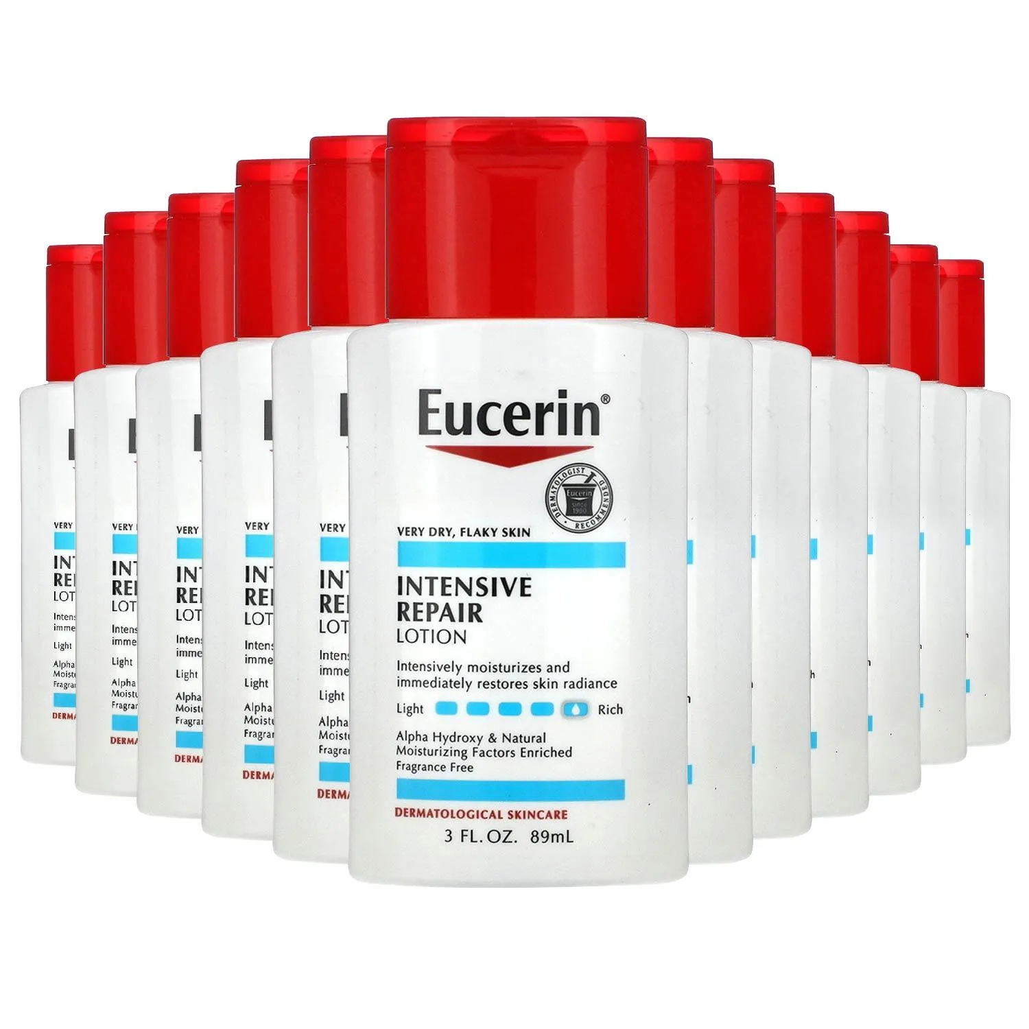 Eucerin - Intensive Repair Body Lotion - 3 Oz - 12 Pack - Travel Size