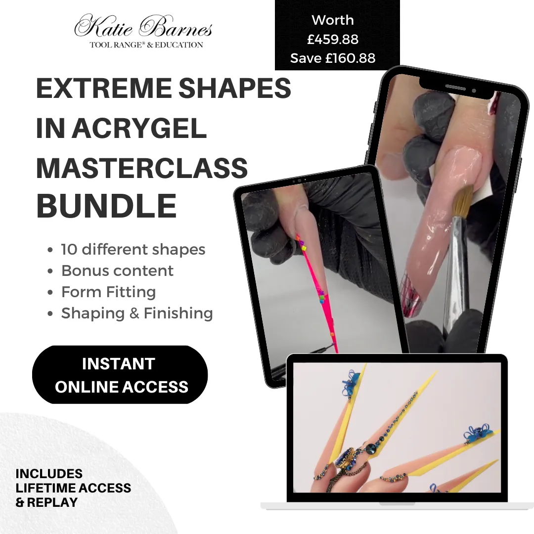 Extreme Nail Shapes in Acrygel Masterclass Bundle