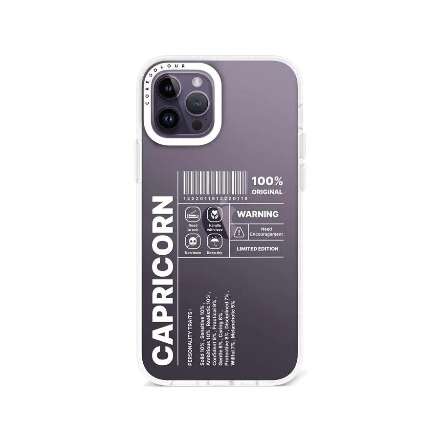 iPhone 12 Pro Warning Capricorn Phone Case