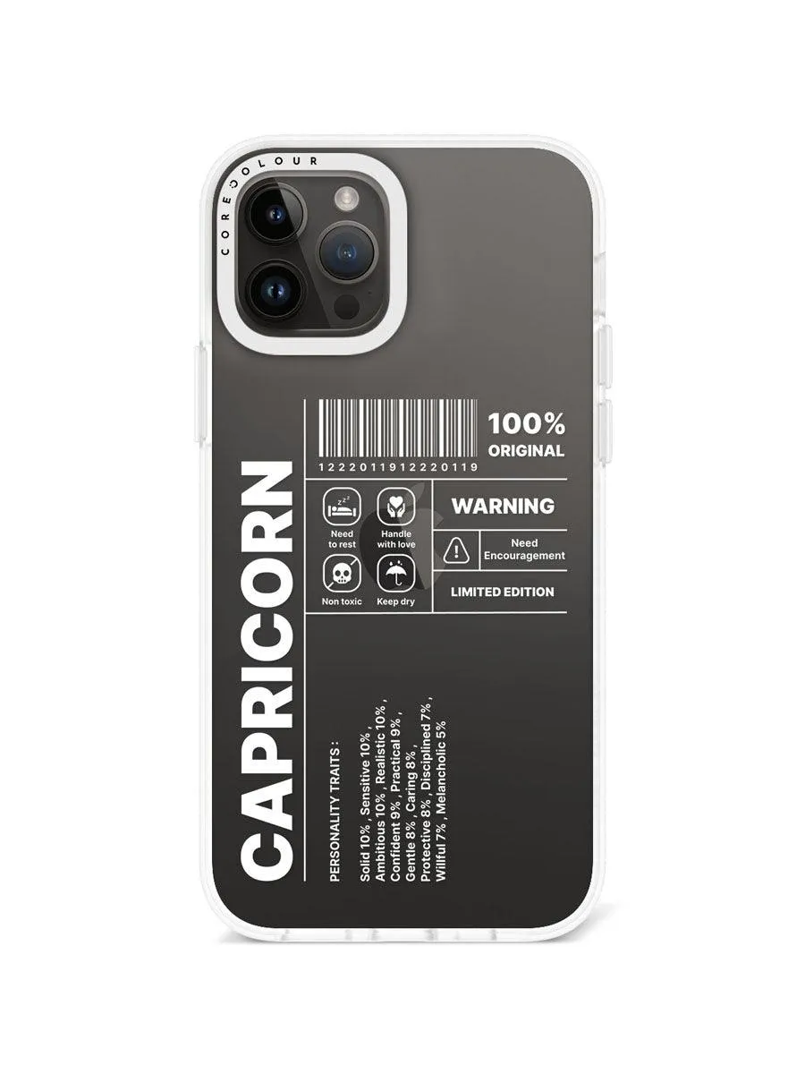 iPhone 12 Pro Warning Capricorn Phone Case