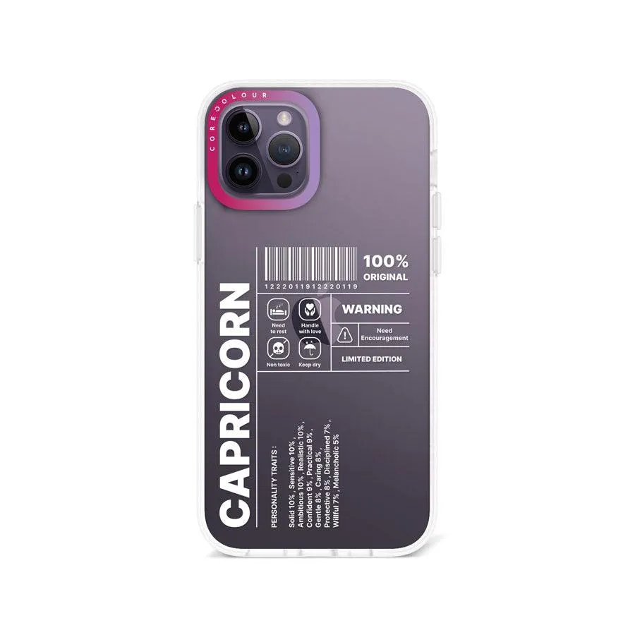 iPhone 12 Pro Warning Capricorn Phone Case