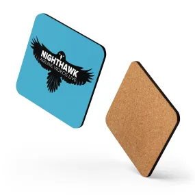 NIGHTHAWK (BLUE) Cork-back coaster