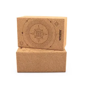 RDX D5 Cork Yoga Block Non-Slip Brick